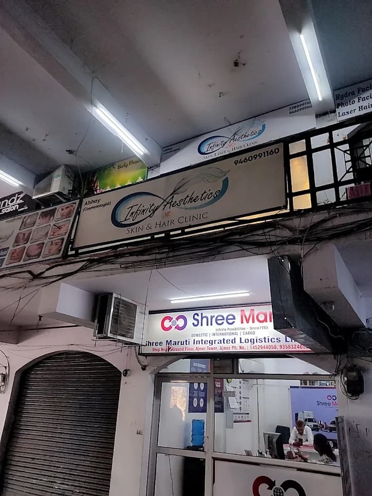 Infinity Aesthetics skin clinic in Ajmer