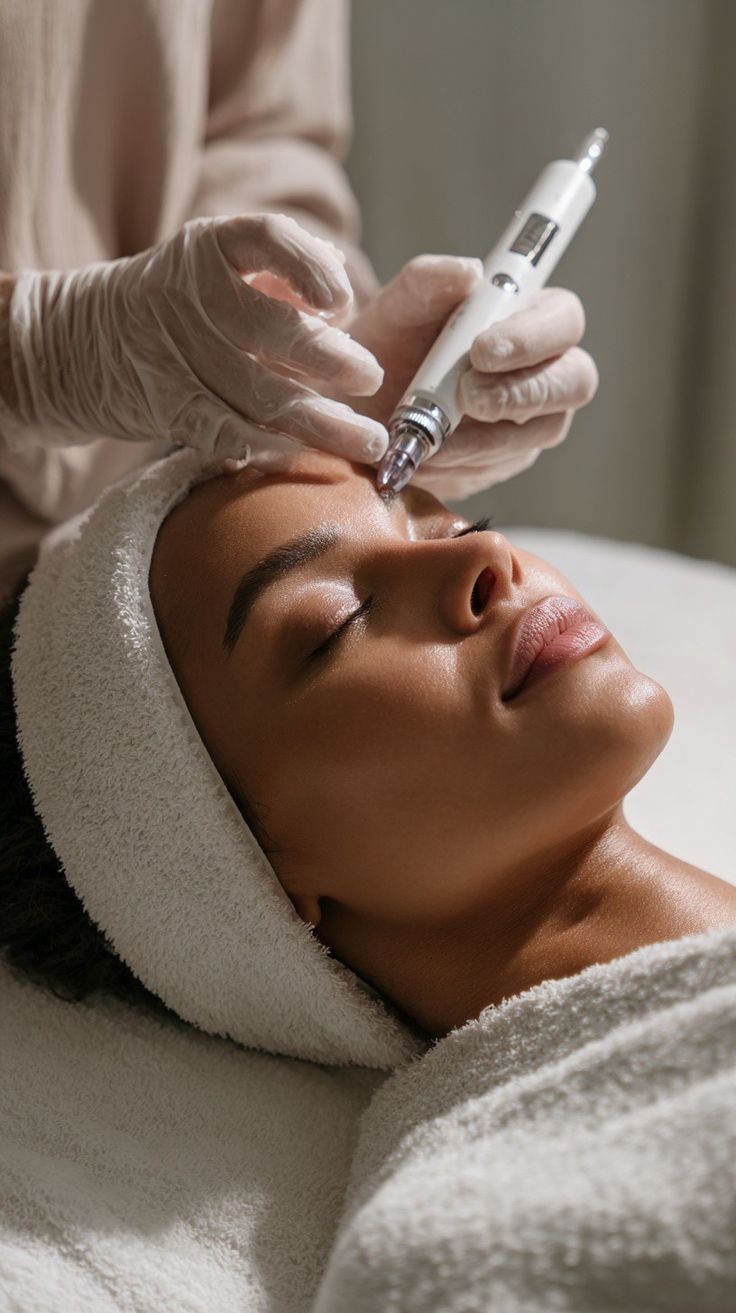 Hydra facial treatment process for deep hydration